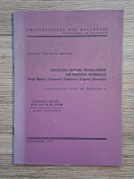 Anticariat: Elena Gheran-Meves - Sociologi romani transilvaneni din perioada interbelica. Virgil Barbat, Constantin Sudeteanu, Eugeniu Sperantia