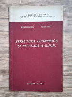 Ilie Radulescu, Mihai Dulea - Structura economica si de clasa a R.P.R.