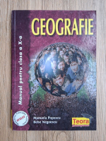 Manuela Popescu, Bebe Negoescu - Geografie. Manual pentru clasa a X-a