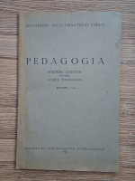 Pedagogia. Material ajutator pentru scolile pedagogice. Brosura a V-a