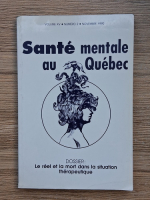 Revue Sante mentale au Quebec, volume XV, numero 2, novembre 1990