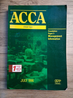 ACCA study text. Foundation paper 3. Management information