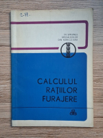 Condrea Draganescu - Calculul ratiilor furajere