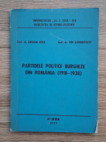 Emilian Bold, Ion Agrigoroaiei - Partidele politice burgheze din Romania (1918-1938)