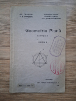 Gr. Orasanu - Geometria plana (partea a II-a, 1933 aprox.)
