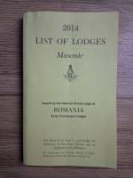 List of lodges. Masonic (2014)