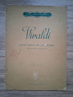 Vivaldi. Concertul in la minor. Reductie pentru violina si pian