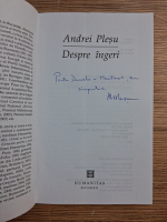 Anticariat: Andrei Plesu - Despre ingeri (cu autograful autorului)