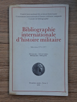 Bibliographie internationale d'histoire militaire. Selection 1975-1977
