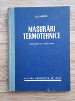 G.A. Murin - Masurari termotehnice