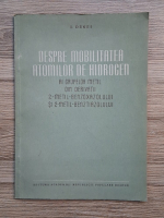 Ivan Denes - Despre mobilitatea atomilor de hidrogen ai grupelor metil din derivatii 2-metil-benzoxazolului si 2-metil-benztiazolului
