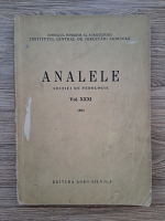 Analele sectiei de pedologie, volumul 31, 1963