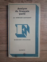 Aurelien Sauvageot - Analyse du francais parle