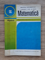 C. Nastasescu - Matematica. Algebra. Manual pentru clasa a IX-a