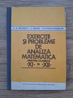 D. M. Batinetu - Exercitii si probleme de analiza matematica pentru clasele a XI-a si a XII-a