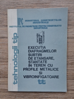 Hristu Florin - Executia diafragmelor subtiri de etansare, stantate in teren cu profile metalice si vibroinfigatoare