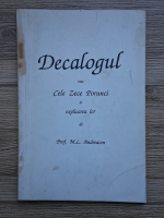 M. L. Andreasen - Decalogul sau Cele zece porunci si explicarea lor
