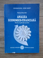 Mariana Elena Balu - Analiza economico-financiara. Teorie si aplicatii practice
