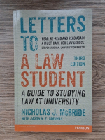 Nicholas J. McBride - Letters to a law student. A guide to studying law at university