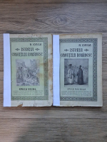 Nicolae Iorga - Istoria comertului romanesc (2 volume, 1925, putin uzate)