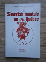 Revue Sante mentale au Quebec, volume XIX, numero 2, automne 1994