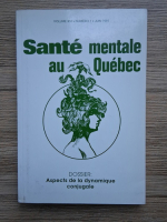 Revue Sante mentale au Quebec, volume XVI, numero 1, juin 1991