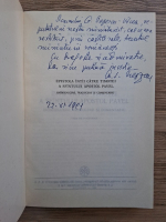 Sabin Verzan - Epistola intii catre Timotei (cu autograful autorului, 1988)