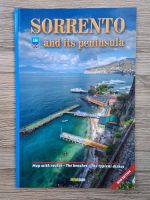 Sorrento and its peninsula. Map with routes, the beaches, the tyoical dishes