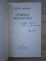 Adrian Popescu - Cimpiile magnetice (cu autograful autorului)