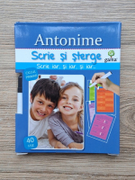 Antonime. Scrie si sterge. Ciclul primar (40 fise)