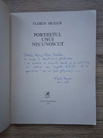 Florin Mugur - Portretul unui necunoscut (cu autograful autorului)