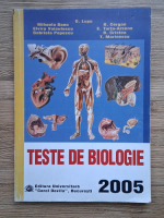 G. Lupu, R. Cergan - Teste de biologie