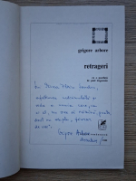 Grigore Arbore - Retrageri (cu autograful autorului)