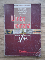 Marin Iancu - Limba romana. Manual pentru clasa a VII-a