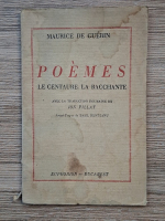 Maurice de Guerin - Poemes. La centaure. La bacchante