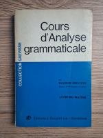 Maurice Grevisse - Cours d'analyse grammaticale