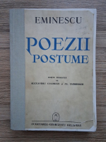 Mihai Eminescu - Poezii postume (1940)
