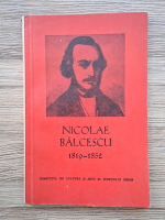 Nicolae Balcescu (1819-1852)