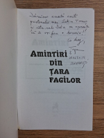 Anticariat: Ovidiu Popa - Amintiri din tara fagilor (volumul 1, cu autograful autorului)