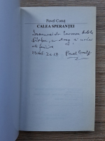 Anticariat: Pavel Corut - Calea sperantei (cu autograful autorului)