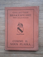 William Shakespeare - Comme il vous plaira