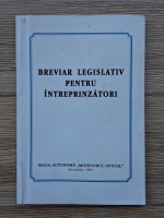 Breviar legislativ pentru intreprinzatori