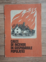 Cauze de incendii in gospodariile populatiei