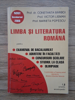 Constanta Barboi, Victor Lisman - Limba si literatura romana pentru examenul de bacalaureat, admitere in facultati, concursuri scolare, studiul la clasa, olimpiade