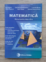 Gabriela Constantinescu, Dan Branzei - Matematica. Manual pentru clasa a IX-a