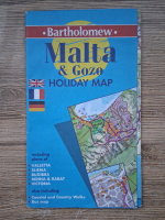 Malta and Gozo. Holiday map