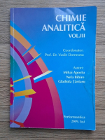 Mihai Apostu, Nela Bibire - Chimie analitica (volumul 3)