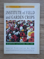 Revista Institute of Field and Garden Crops. Scientific Activities 1985-1989. Special publication, no. 246, 1990