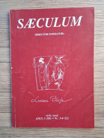 Revista Saeculum, serie nouă, anul I (III), nr. 3-4 (12), 1995