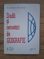 Studii si cercetari de geografie, tomul 44, 1997